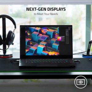 Razer Blade 15 Gaming Laptop: NVIDIA GeForce RTX 3070-11th Gen Intel 8-Core i7 CPU - 15.6” QHD 165Hz - 16GB RAM - 1TB SSD - CNC Aluminum - Chroma RGB - THX Spatial Audio - Thunderbolt 3