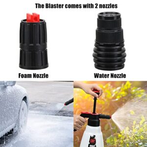 Foam Sprayer, Foaming Pump Blaster Hand Pressure Snow Foam Sprayer Water Sprayer, Hand Pressurized Soap Sprayer Manual Foam Cannon Car Wash