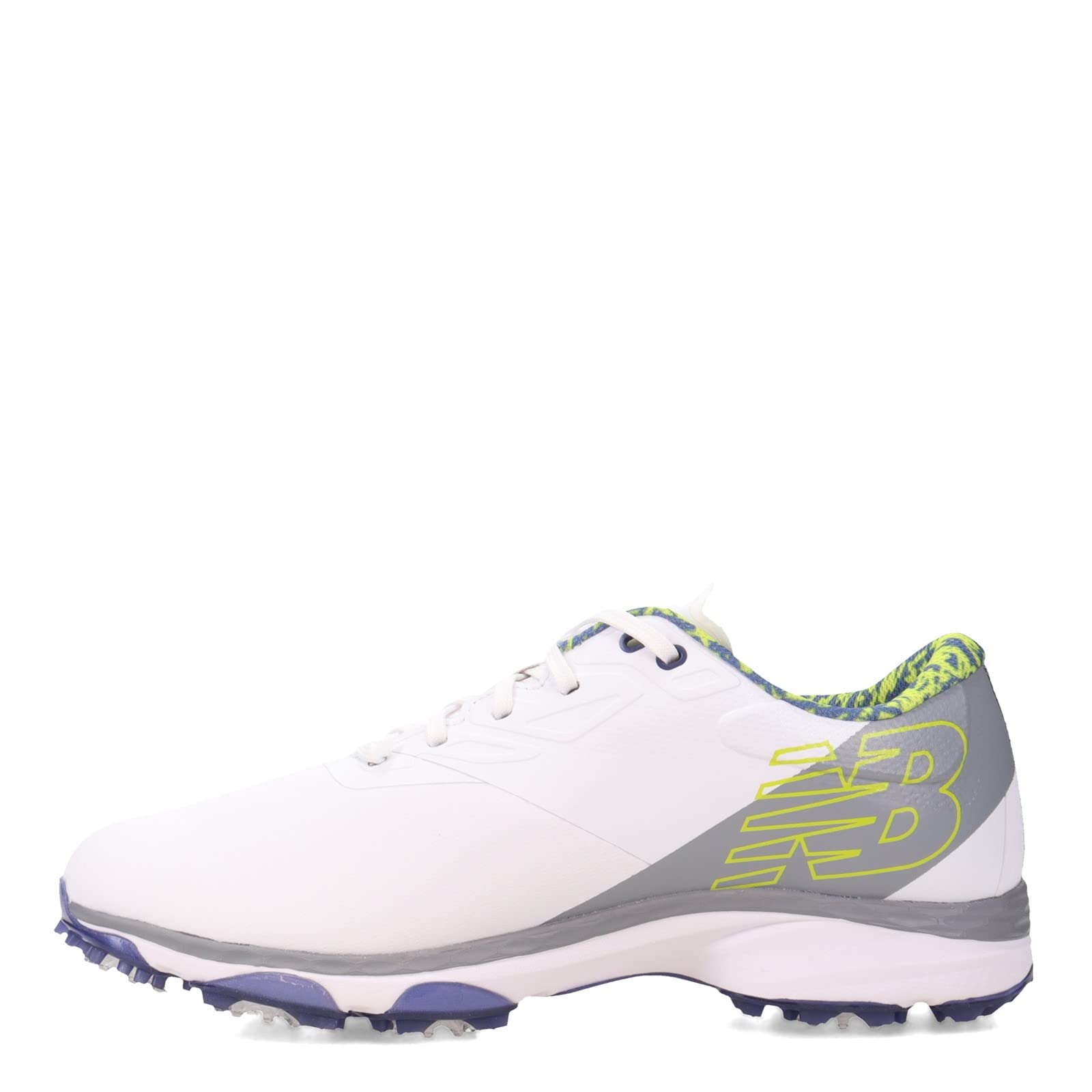 New Balance Men's Fresh Foam X Defender Golf Shoe, White/Grey, 11