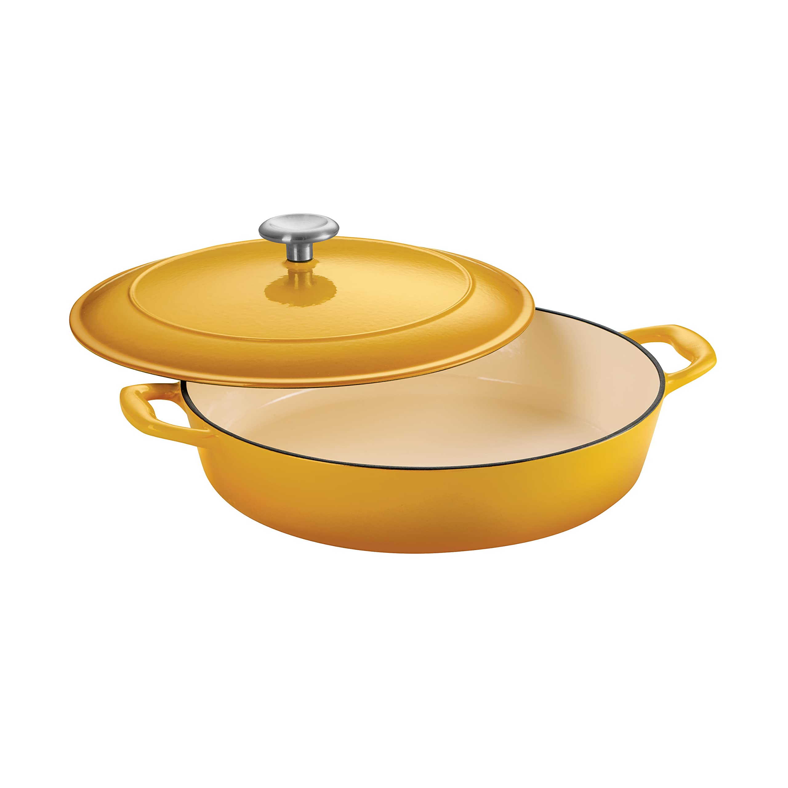 Tramontina Covered Braiser Cast Iron 4 Qt Sunrise, 80131/088DS