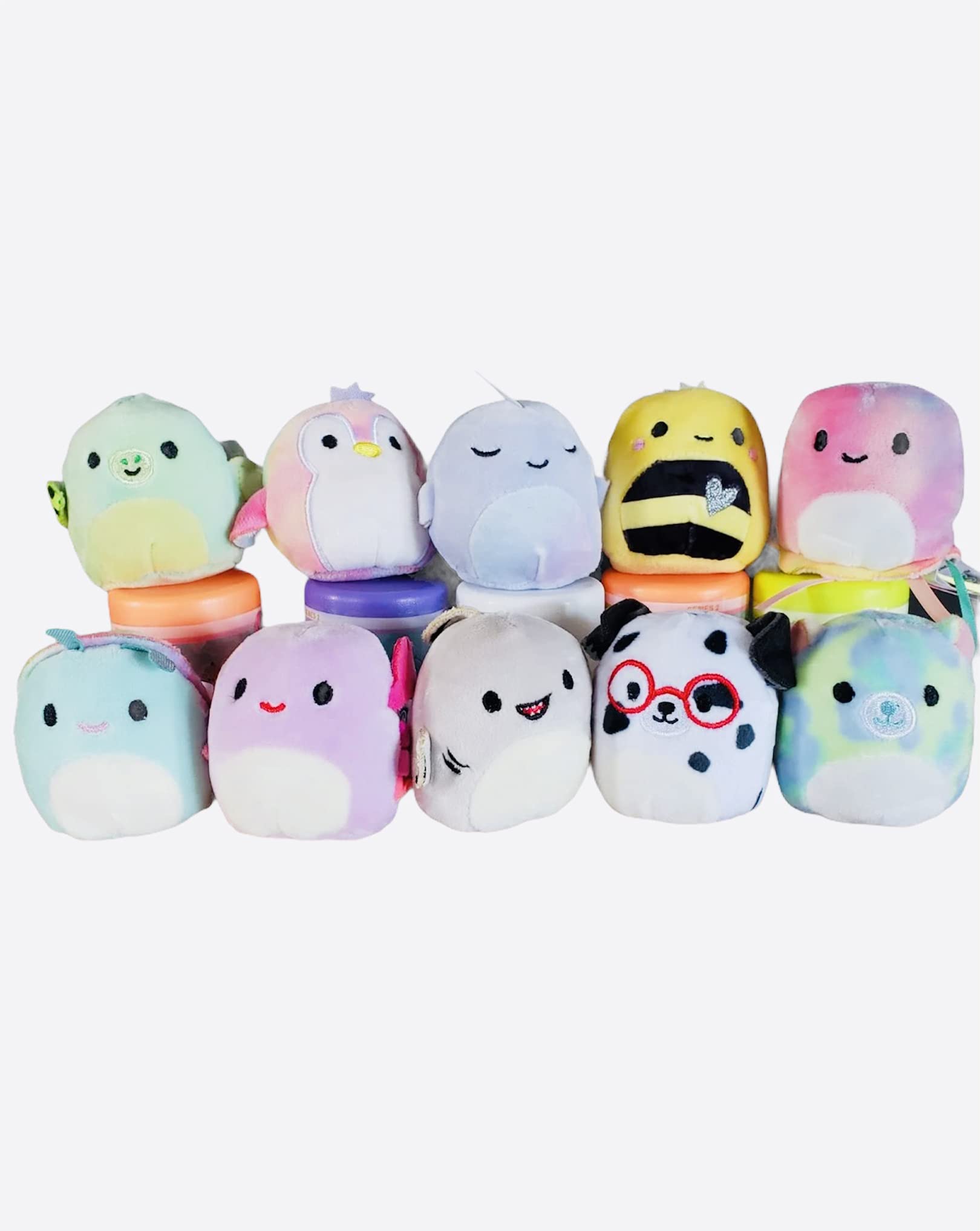 KellyToy Squishmallows Micromallows 2.5” Mystery Squad Series 2 in Sealed Capsule Plush Stuffed Toy