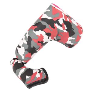 Golf Builder Red Camouflage Golf Club Blade Putter Head Cover Camou Putter Cover