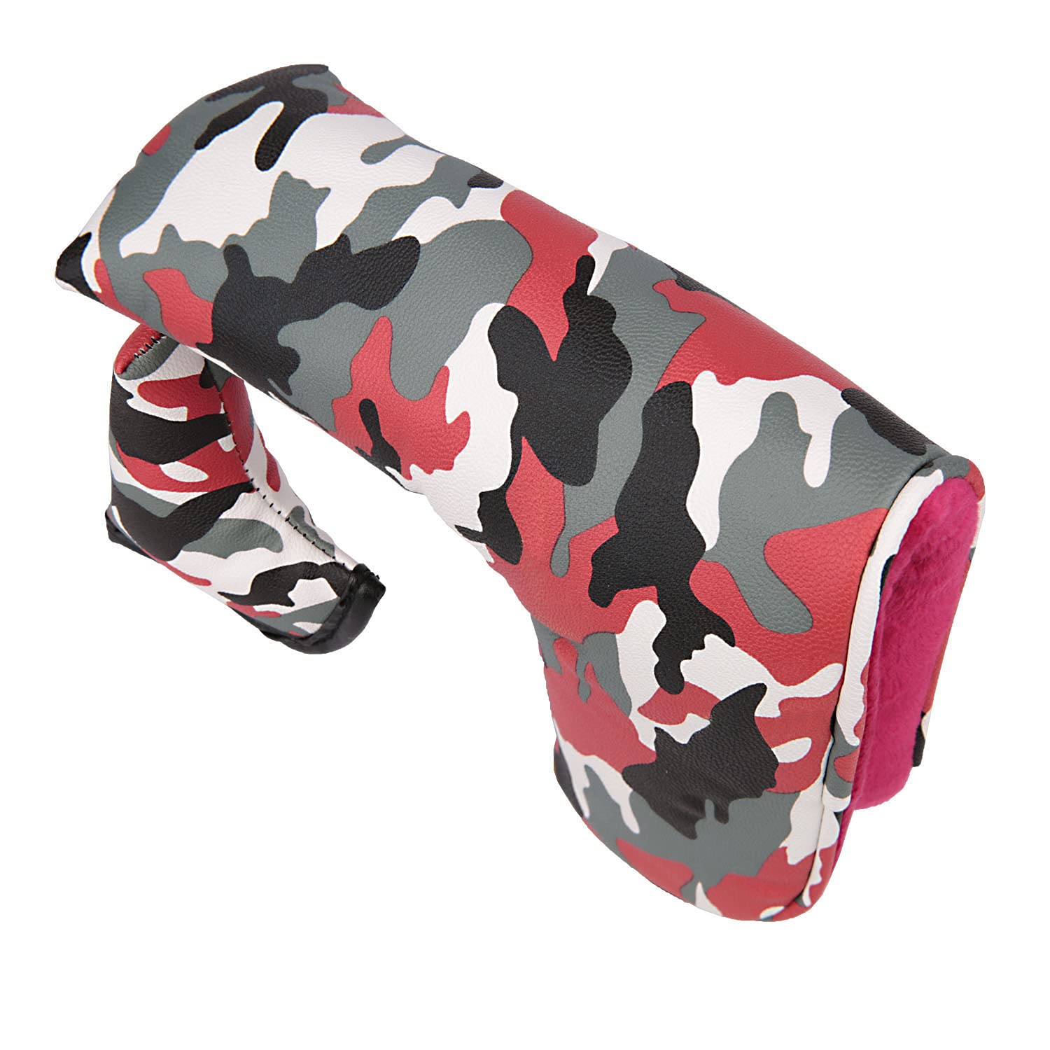 Golf Builder Red Camouflage Golf Club Blade Putter Head Cover Camou Putter Cover