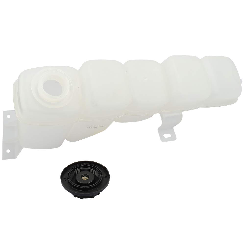 BRTEC Coolant Reservoir with Cap for 1999-2004 for Ford F250 Super Duty & F350 F450 F550 Super Duty; 2000 2001 2002 2003 2004 2005 for Ford Excursion Coolant Reservoir with Cap