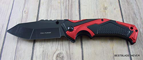 8.5 Inch Open Folding Pocket Knife With Clip Outdoor Survival Hunting Knife for Camping by Survival Steel