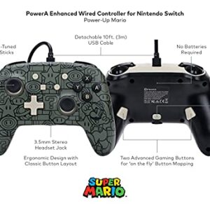 PowerA Enhanced Wired Controller for Nintendo Switch - Power-Up Mario