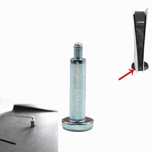 LICHIFIT 1pc Sturdy Game Console Base Fixing Screw Replacement Vertical Stand Bottom Screw for PS5 Game Machine Repair Kit