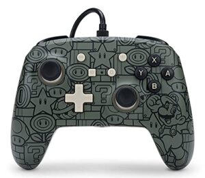 powera enhanced wired controller for nintendo switch - power-up mario