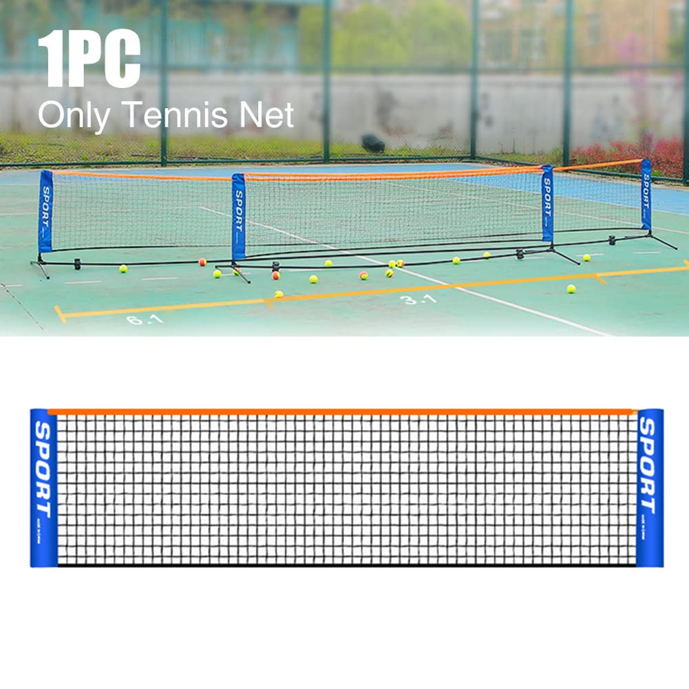 Portable Badminton Net for Tennis, Soccer, Volleyball Training Net Backyard Sport Training Foldable Portable Badminton Tennis Net for Indoor Outdoor Court Garden Beach Backyard (10ft)