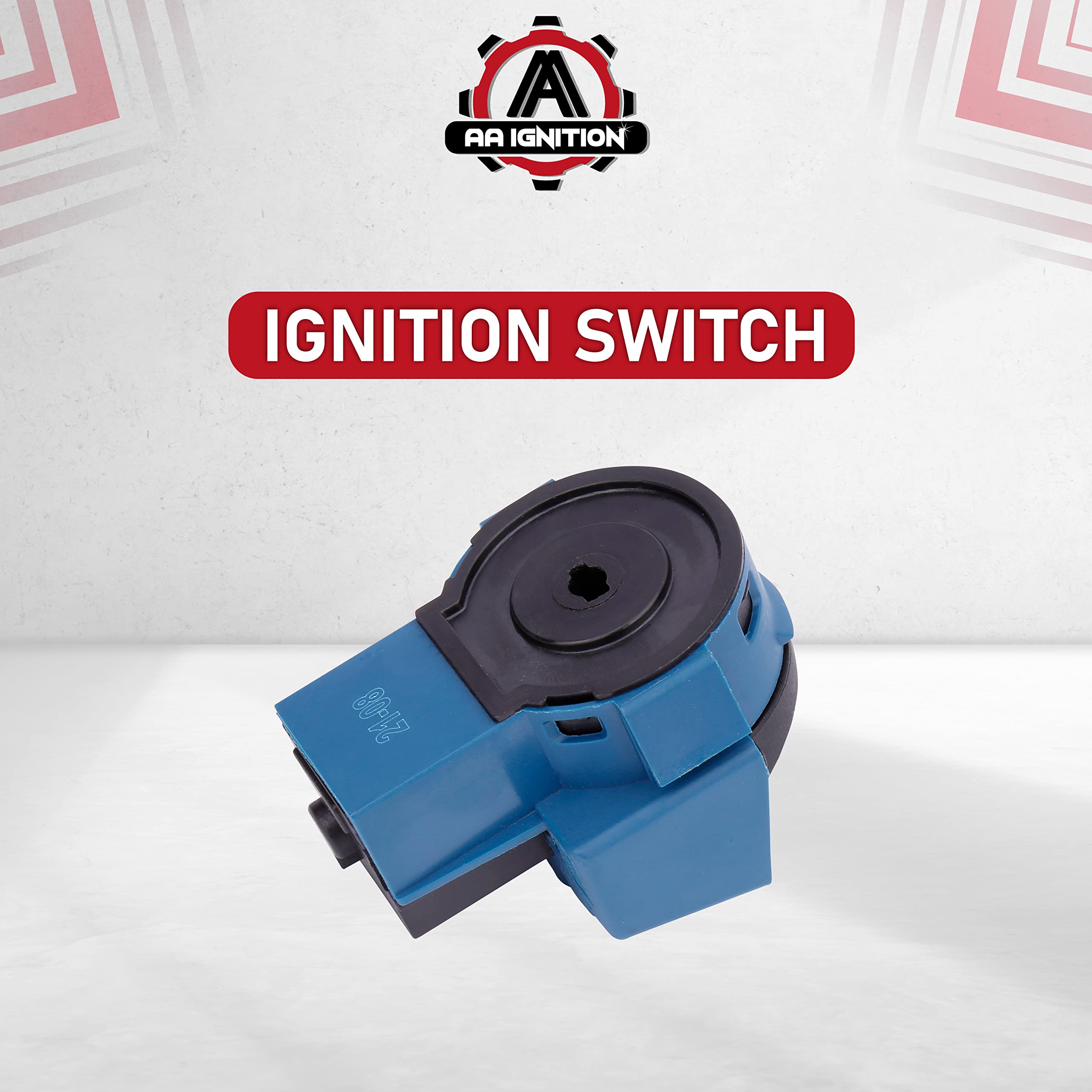 Replacement Automotive Ignition Key Starter Switch by AA Ignition - Compatible with Ford, Lincoln Mazda & Mercury Vehicles - Engine & Electronics Activator - Replaces Part Numbers 98AZ11572A, 924-867