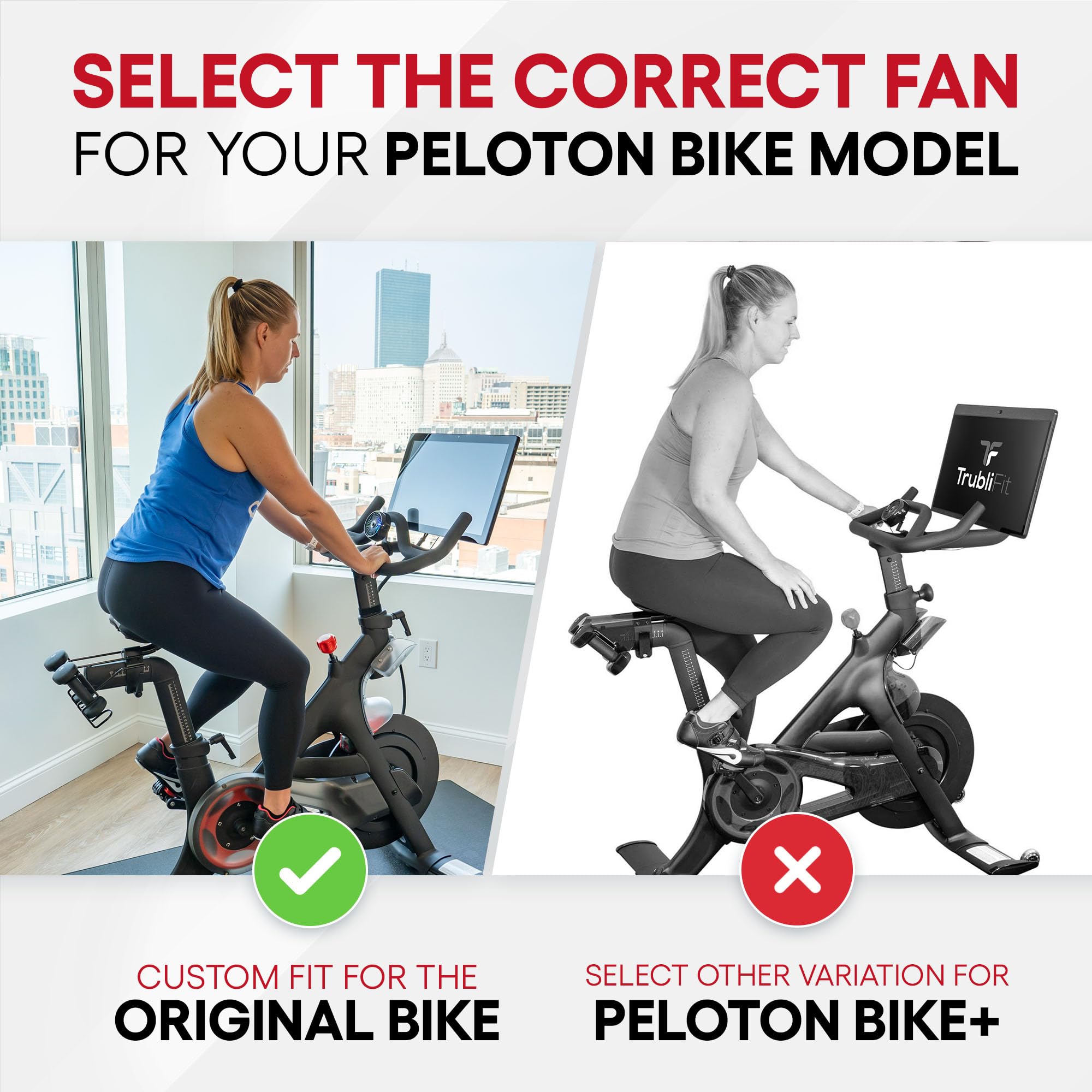 Custom Fan for Peloton Bike - Accessories for Peloton Bike - Does NOT fit Peloton Bike+ (Original Peloton)