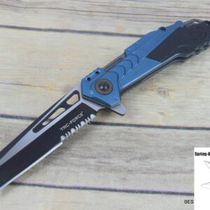 Tactical Open Folding Pocket Knife With Clip Outdoor Survival Hunting Knife for Camping by Survival Steel