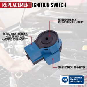 Replacement Automotive Ignition Key Starter Switch by AA Ignition - Compatible with Ford, Lincoln Mazda & Mercury Vehicles - Engine & Electronics Activator - Replaces Part Numbers 98AZ11572A, 924-867