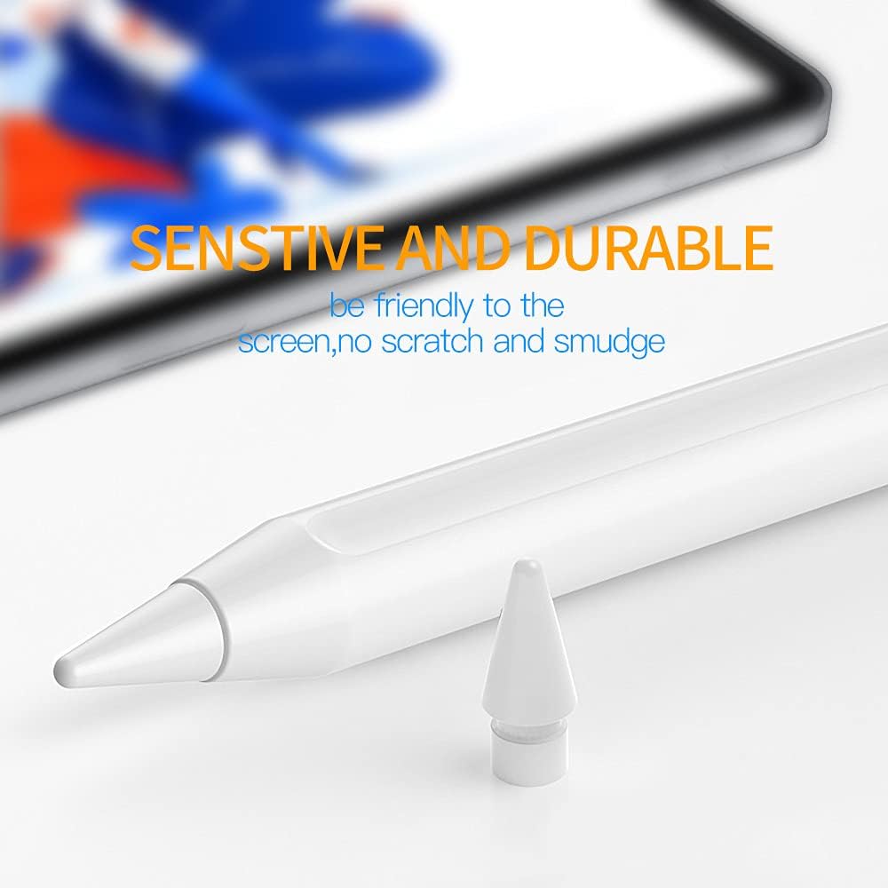 Tips Compatible with Apple Pencil Replacement Nib 1st & 2nd Generation Tips and iPad Pro iPencil (4 Pack)