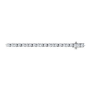 FINEROCK 6 3/4 Carat Diamond Tennis Bracelet in 14K White Gold (6.5 Inch)