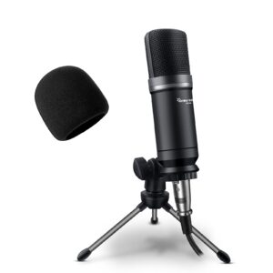 Podcast Equipment Bundle with 2 Studio Condenser Microphone and Headset