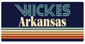 wickes arkansas 5 x 2.5-inch fridge magnet retro design