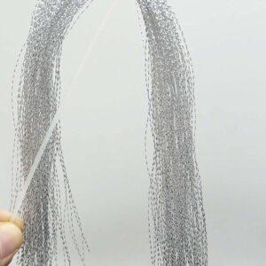 10 Packs Crystal Flash Fly Tying Material Hook Lure Flash Flies Decorating Holographic Tinsel Krystal Flashabou Sparkle Dry Streamer for Fishing Lure Dry Flies Making Supplies