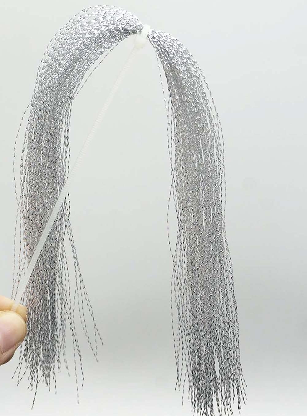 10 Packs Crystal Flash Fly Tying Material Hook Lure Flash Flies Decorating Holographic Tinsel Krystal Flashabou Sparkle Dry Streamer for Fishing Lure Dry Flies Making Supplies