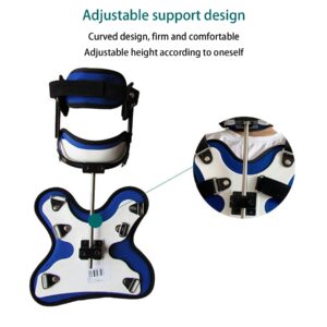 WILLQ Head Neck Chest Thoracic Orthosis Fracture Fixation Cervical Vertebra Rehabilitation Support for Neck and Upper Back Injuries Relief for Arthritis Acute Pain Surgery Fractures