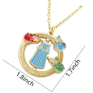 DreamWater Anime Cosplay Metal Necklace Gifts for Men Woman