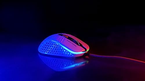 XTRFY M4 RGB, Ultra-Light Wired Gaming Mouse, Ergonomic Design for Right-Handers, Pixart 3389 Sensor, Adjustable RGB Lighting, Tokyo (Limited Edition)