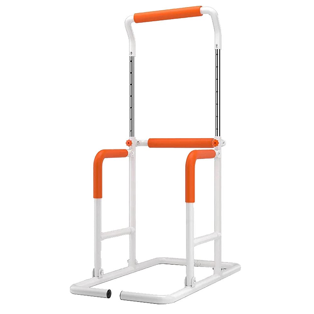 KDFJ Pull Up Station, Power Tower Trainer, Home Gym Indoor Pull Up Bar Horizontal Bars Multifunction Sport Fitness Equipment Workout-White