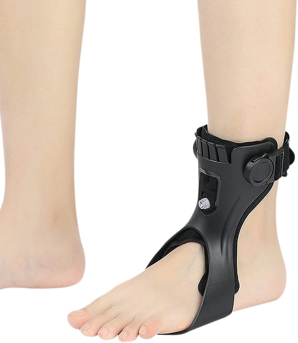 GFBHD Foot Drop orthosis Drop Foot Brace Orthosis Ankle Support Drop Orthosis Rehabilitation Use After Ankle Injury and Fracture (Color : Right Foot, Size : M)