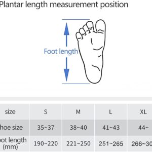 GFBHD Foot Drop orthosis Drop Foot Brace Orthosis Ankle Support Drop Orthosis Rehabilitation Use After Ankle Injury and Fracture (Color : Right Foot, Size : M)