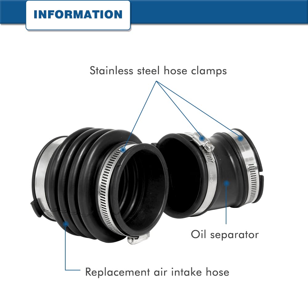 Air Intake Hose Compatible with 2006 2007 2008 Infiniti M35 3.5L- Intake Filter Tube Replaces # 16576-EG00A - Air Intake Duct Tube Boot