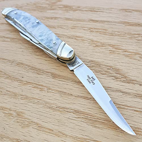 Easy Money Open Folding Pocket Knife Stainless Steel Blade Currency Handle 1886 Outdoor Survival Hunting Knife for Camping by Survival Steel