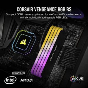 CORSAIR VENGEANCE RGB RS 64GB (2x32GB) DDR4 3600 (PC4-28800) C18 Desktop memory