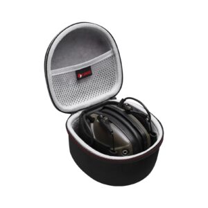 xanad hard case for walker's patrior razor/howard leight/peltor sport tactical/pro for sho 34db shooting ear protection electronic shooting earmuff