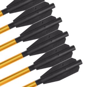 NIKA ARCHERY Fishing Bolts with Harpoon Steel Point Aluminum Shaft for 50-130 Pounds Crossbow Fish Hunting, 6pcs