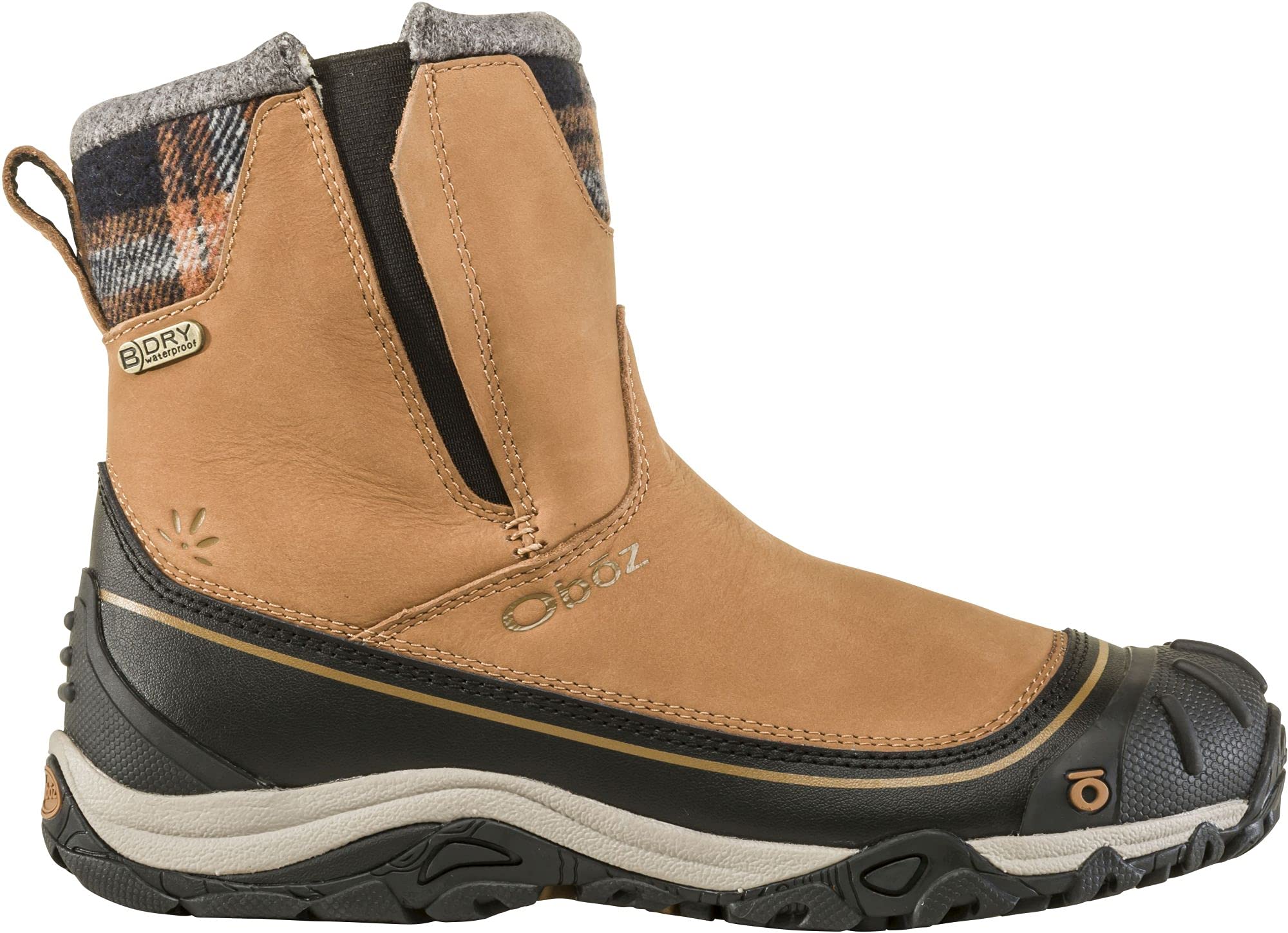 Oboz Sapphire 7" Pull-On Insulated B-Dry Hiking Boot - Women's Chipmunk 8