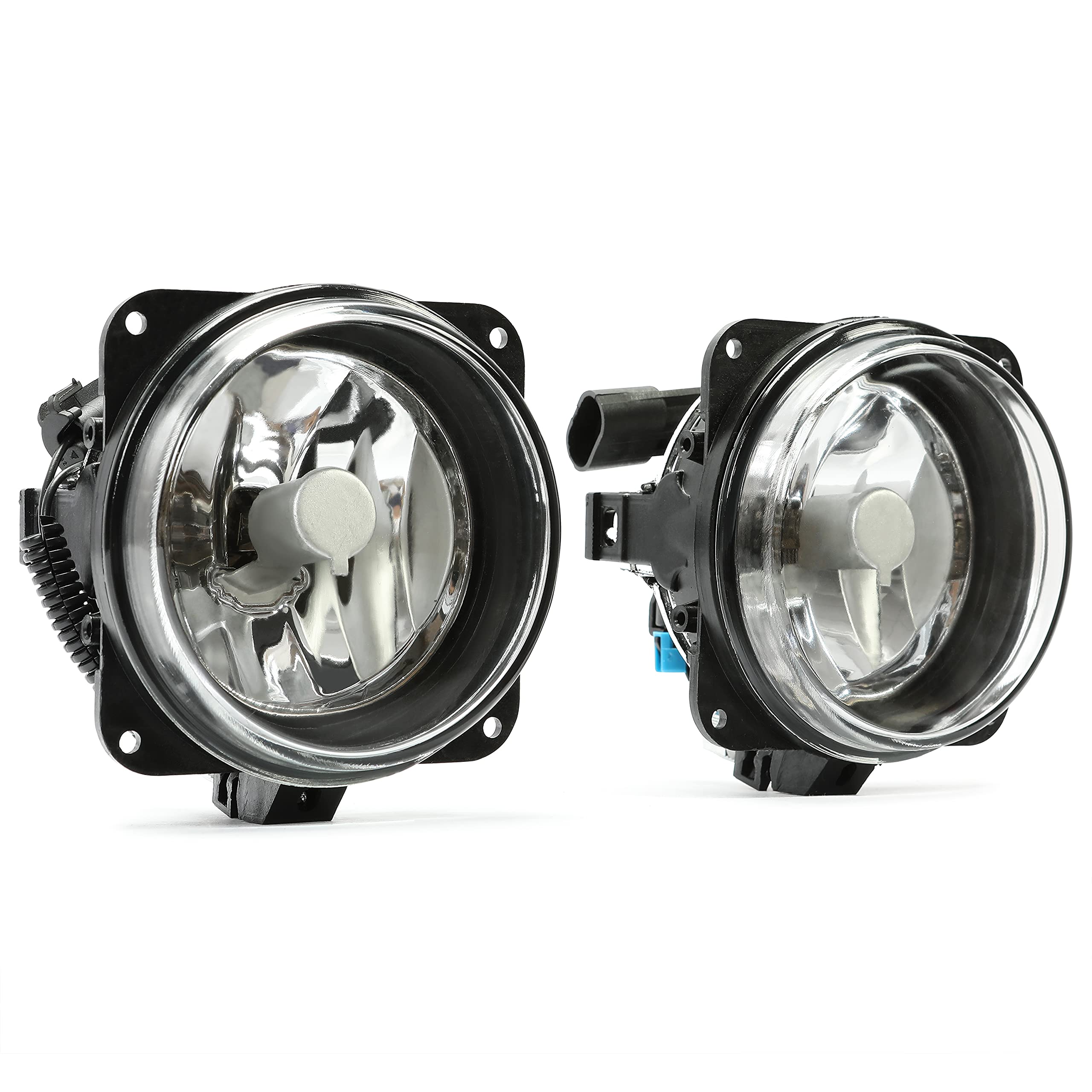 HECASA Fog Lights Bulbs Compatible with 2000-2004 Ford F-150 F150 Harley Davidson Left Right Pair Clear