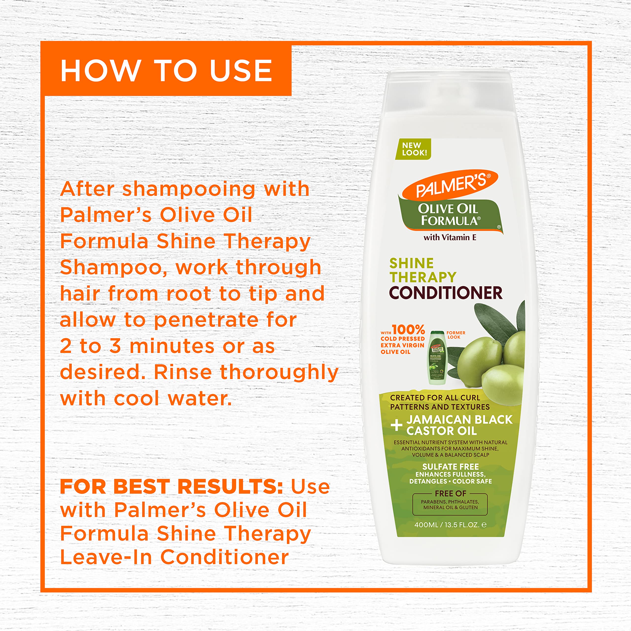 Palmer's Olive Oil Formula Replenishing Conditioner, 13.5 Ounce