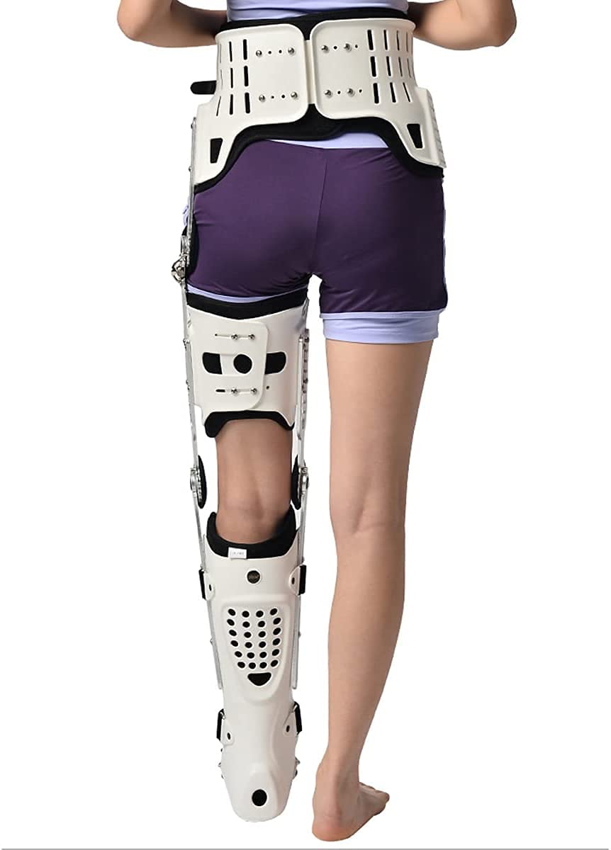 GFBHD Foot Drop orthosis Knee, Ankle and Foot Orthosis Fixation Brackets Leg Protectors for Hip Fractures Femoral Fractures and Ankle Joint Injuries to Avoid Secondary Injuries (Color : Left)