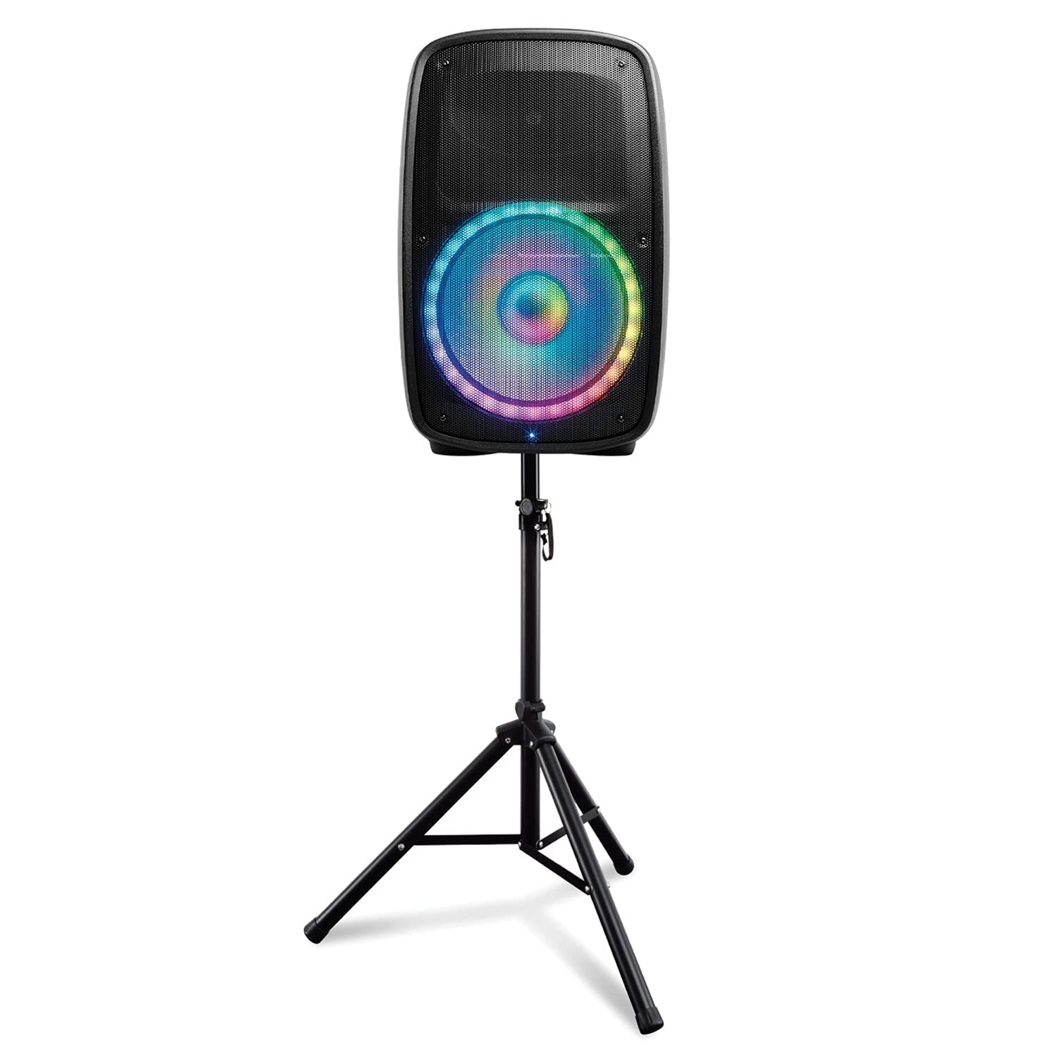 Ion Audio Total PA Glow MAX - Bluetooth Speaker, PA System with Microphone Stand & Party Lights (Renewed)