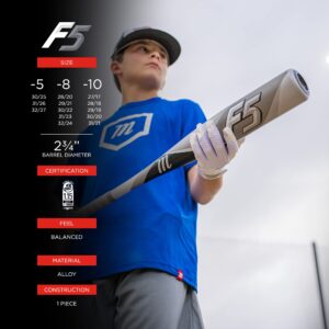 Marucci - F53 SL -8, 2 3/4 (MSBF538-30/22) Aluminum Baseball Bat