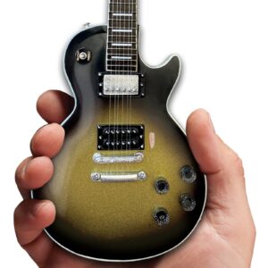 AXE HEAVEN Adam Jones Les Paul Custom Silverburst Mini Guitar 1:4 Scale Replica