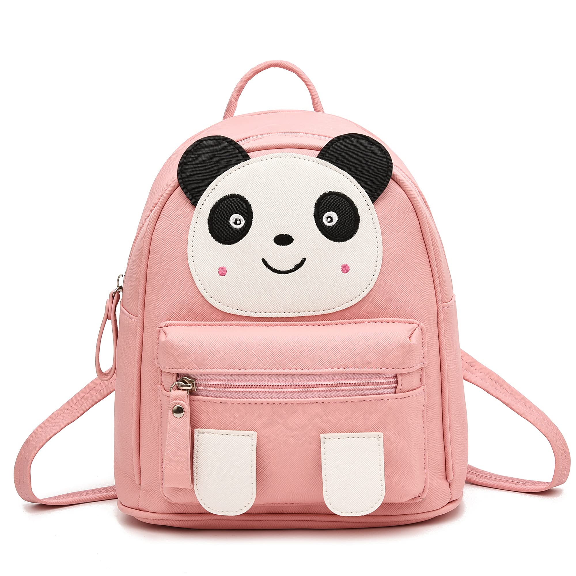 MOKANEY Panda Backpack Purse for Teen Girls Women Cute Animal Panda Mini Bag Leather Backpacks for School