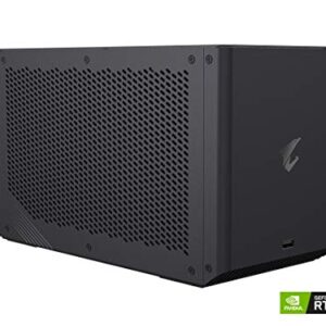 GIGABYTE AORUS RTX 3080 Gaming Box (REV2.0) eGPU, WATERFORCE All-in-One Cooling System, LHR, Thunderbolt 3, GV-N3080IXEB-10GD REV2.0 External Graphics Card