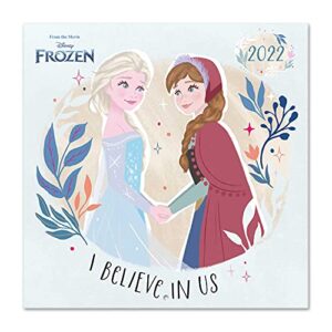 official disney frozen 2022 wall calendar, january 2022 - december 2022 monthly planner, square wall calendar 2022, family planner calendar 2022, disney calendar (free poster included)