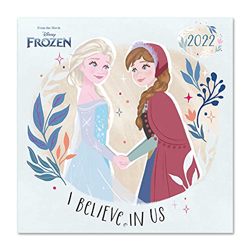 Official Disney Frozen 2022 Wall Calendar, January 2022 - December 2022 Monthly Planner, Square Wall Calendar 2022, Family Planner Calendar 2022, Disney Calendar (Free Poster Included)