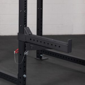 Titan Fitness T-3 Series Spotter Arms, 800 LB Black Safety Catches, Fits 2-in x 3-in 11-GA Steel Tubes