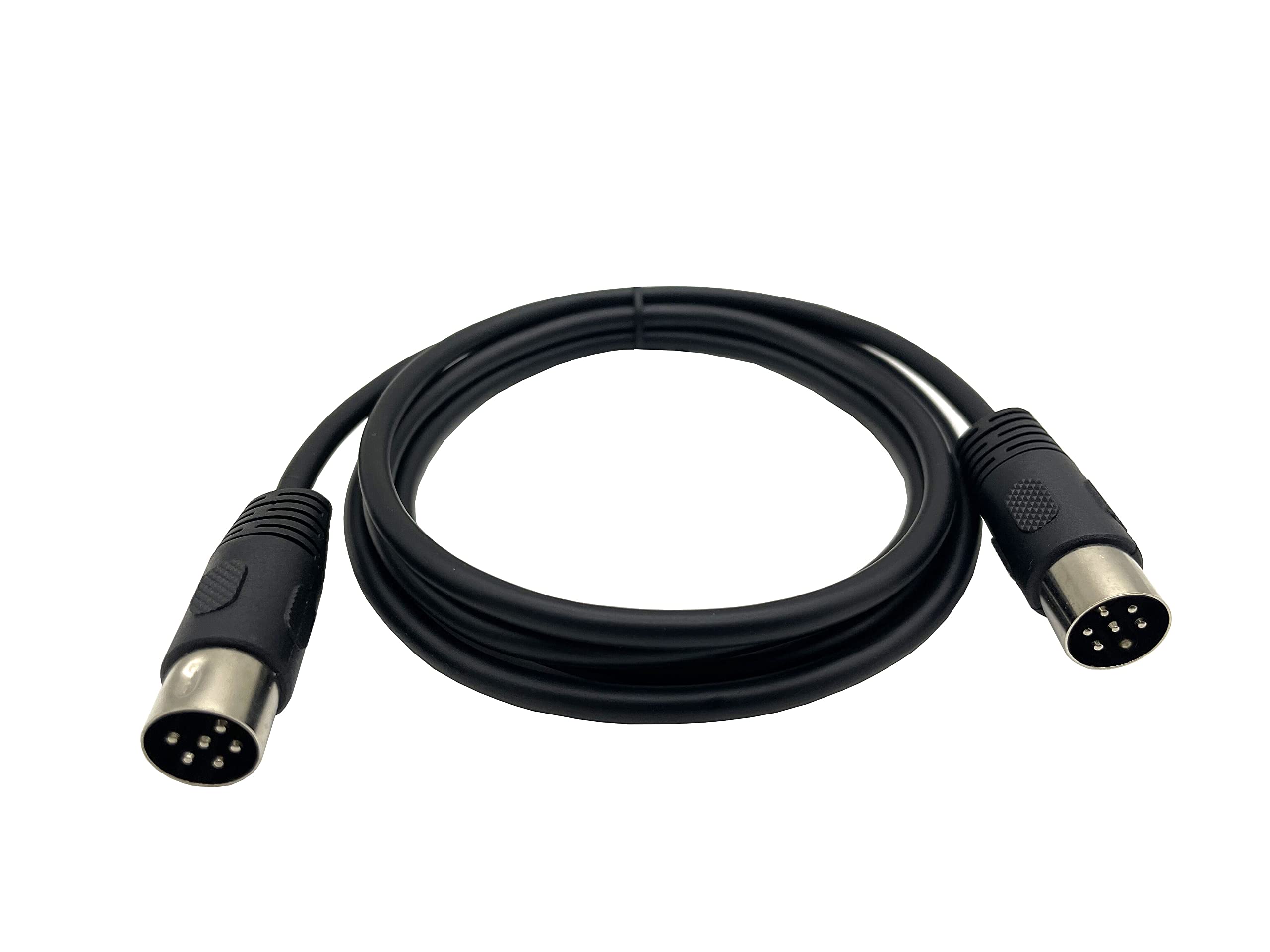 6-Pin DIN MIDI Extension Cable, Dafensoy 6-Pin DIN MIDI Male to Male Adapter Extension Cable, for MIDI Keyboard, Keyboard Synth,MIDI Guitar and Other Music Gear (1.5M/5Ft)