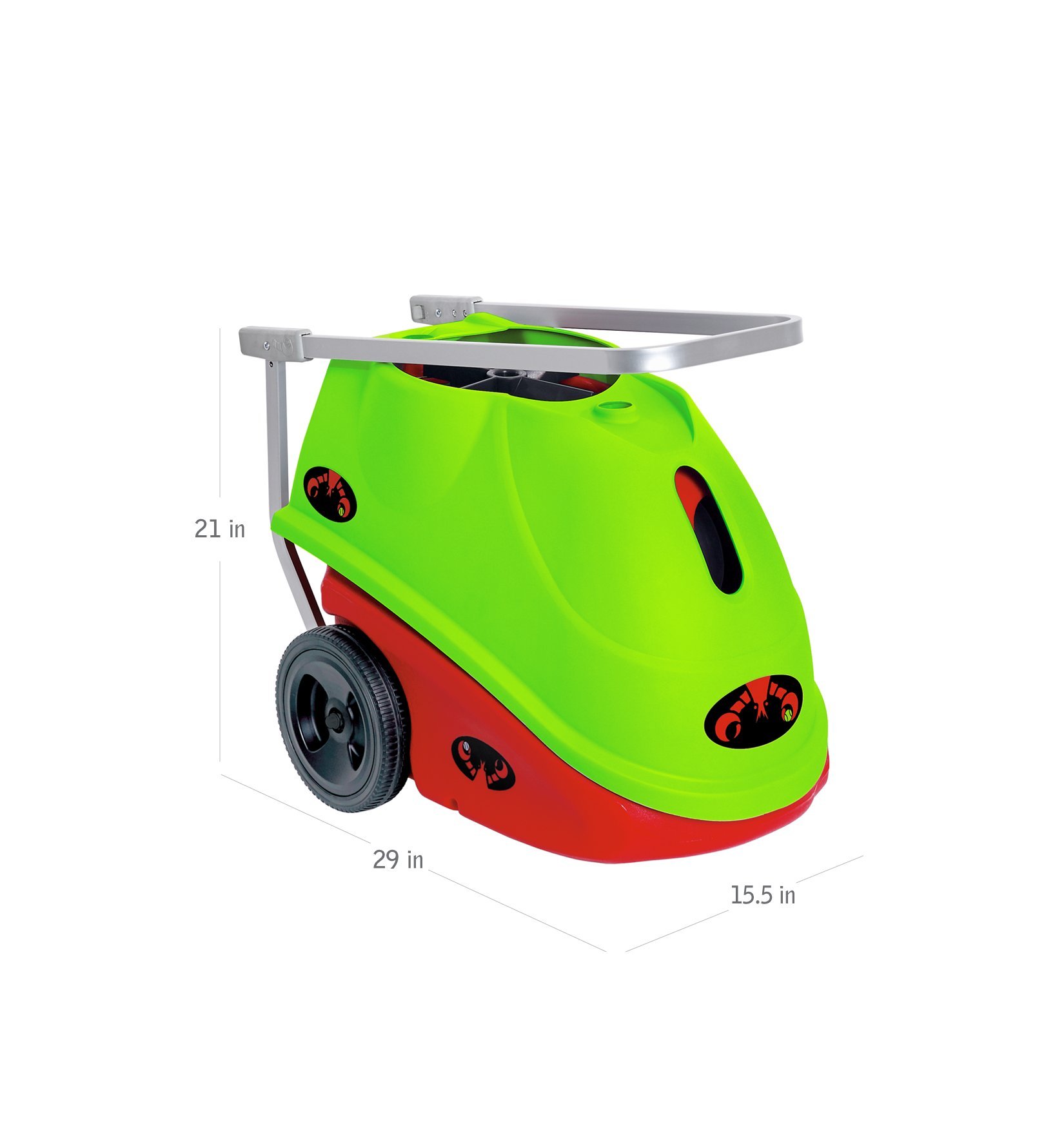 Lobster Sports – The Pickle Two by Lobster Pickleball Machine with elite10 Remote – Full-Featured – Adjustable Topspin & Backspin – 2-Line Oscillation – Battery Powered – Portable – Lightweight 42 lb