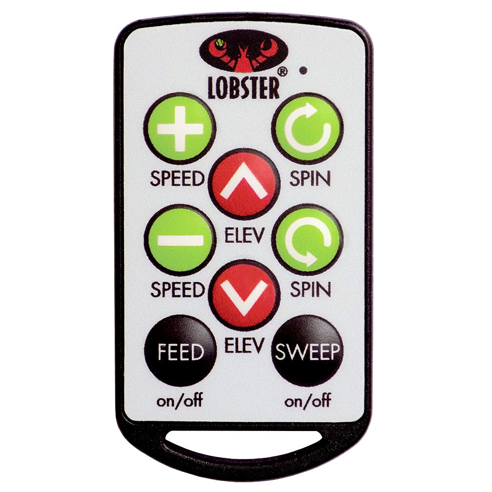 Lobster Sports – The Pickle Two by Lobster Pickleball Machine with elite10 Remote – Full-Featured – Adjustable Topspin & Backspin – 2-Line Oscillation – Battery Powered – Portable – Lightweight 42 lb