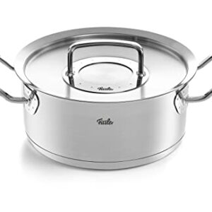 Fissler Original-Profi Collection Stainless Steel 2.7 Quart Rondeau with Metal Lid